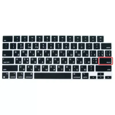 Силіконова накладка на клавіатуру CasePro для MacBook Neo 13” (2026) (US)