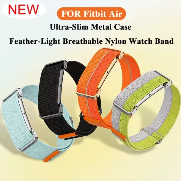 Ремінець CasePro Nylon Case Band Am4 Orange для Google Fitbit Air фото 2