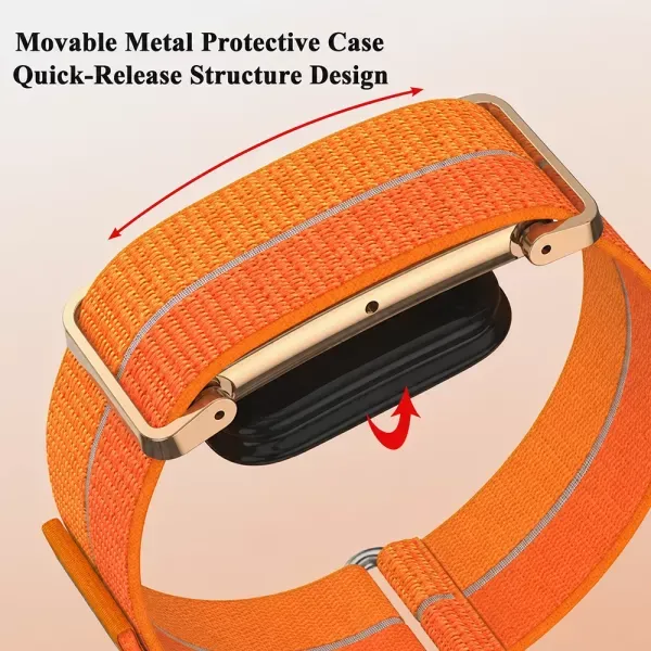 Ремінець CasePro Nylon Case Band Am4 Orange для Google Fitbit Air фото 3