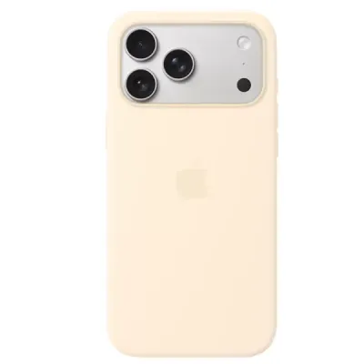 Силіконовий чохол CasePro Silicone Case with MagSafe (Camera Control) Vanilla для iPhone 17 Pro