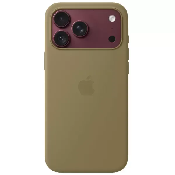 Силіконовий чохол CasePro Silicone Case With MagSafe Olive для iPhone 18 Pro Max | 17 Pro Max
