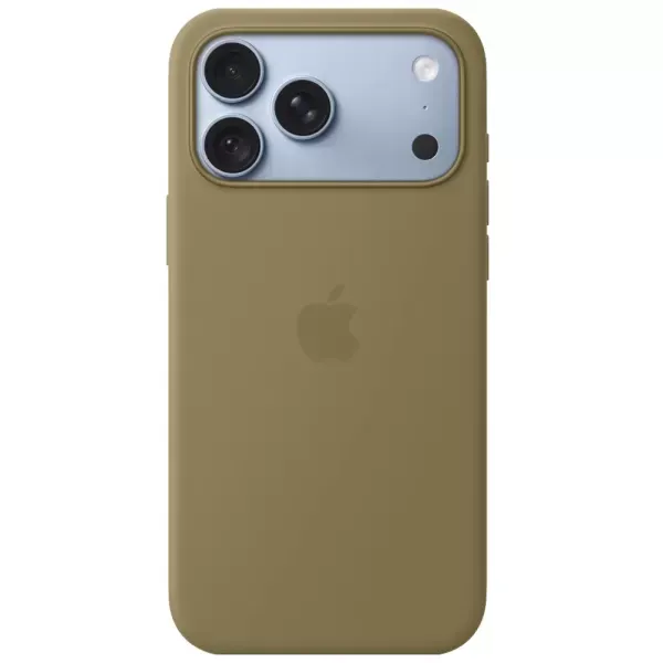 Силіконовий чохол CasePro Silicone Case With MagSafe Olive для iPhone 18 Pro Max | 17 Pro Max фото 3