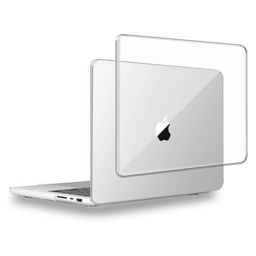 Глянцевий чохол CasePro Crystal Clear для MacBook Pro 14” M5 | M4 | M3 | M2 | M1 (2021-2026)