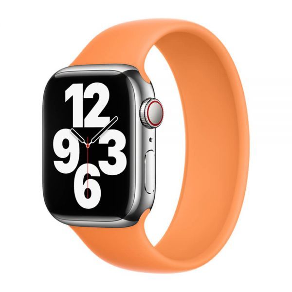 Силіконовий ремінець CasePro Solo Loop Marigold Size М для Apple Watch 42мм | 41мм | 40мм