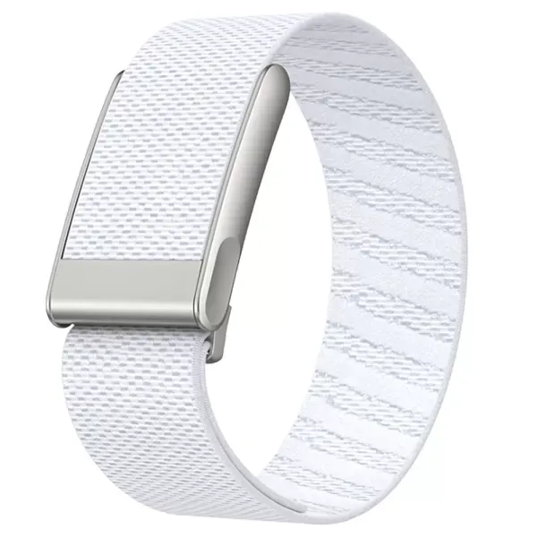 Ремінець CasePro SuperKnit Band with Silver Frame White для WHOOP 5.0 (One | Peak) | MG Life