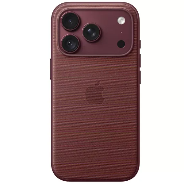 Чохол CasePro TechWoven Case with MagSafe Burgundy для iPhone 18 Pro | 17 Pro