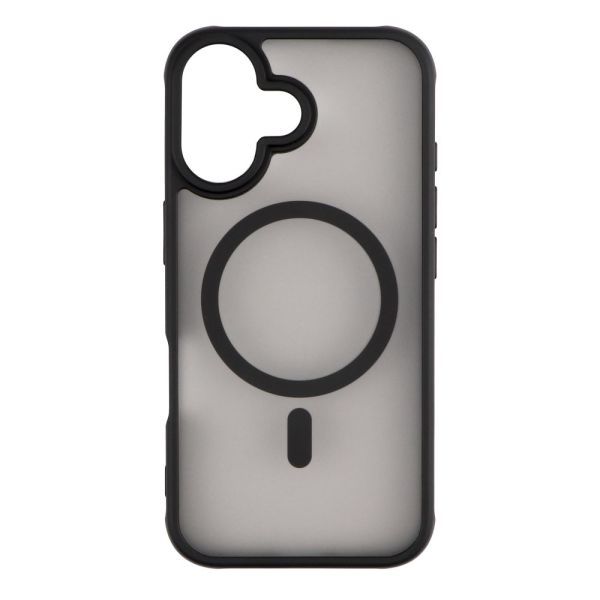 Прозорий чохол Monblan Magnetic Crystal Case with MagSafe Black для iPhone 16