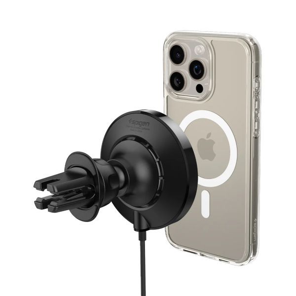 Автомобільний тримач з зарядкою Spigen OneTap Pro 3 CryoMax Air Vent Car Mount | ITS12WC (MagFit) (ACP07082) фото 3