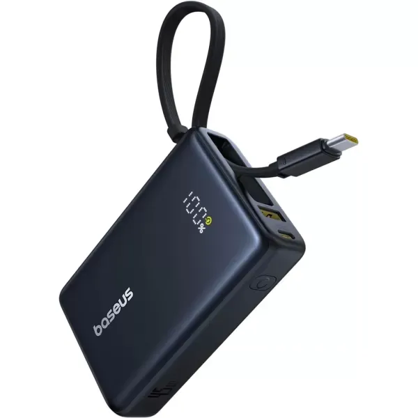 Повербанк Baseus PicoGo Digital Display Power Bank 10000 mAh 45W Black (P10076803123-00) фото 2