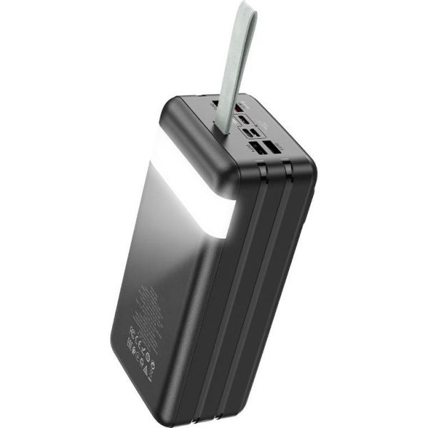 Зовнішній акумулятор Hoco J86B Electric 60000mAh 22.5W Black (771742) фото 2
