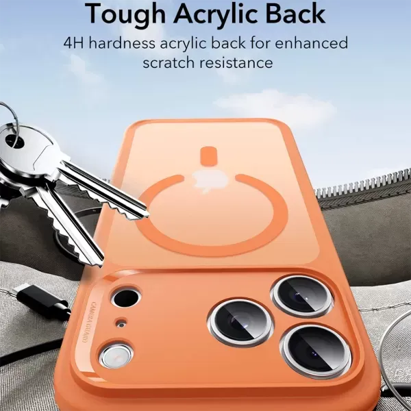 Чохол ESR Classic Hybrid Magnetic Case (Camera Control) Frosted Orange для iPhone 17 Pro Max (1A86401002) фото 2