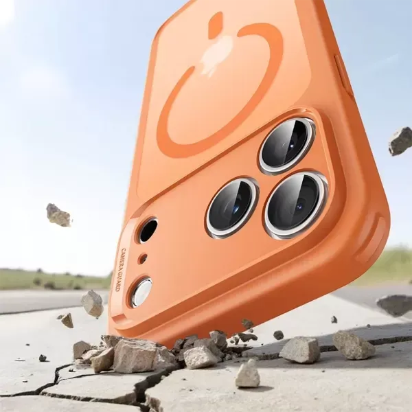 Чохол ESR Classic Hybrid Magnetic Case (Camera Control) Frosted Orange для iPhone 17 Pro Max (1A86401002) фото 3