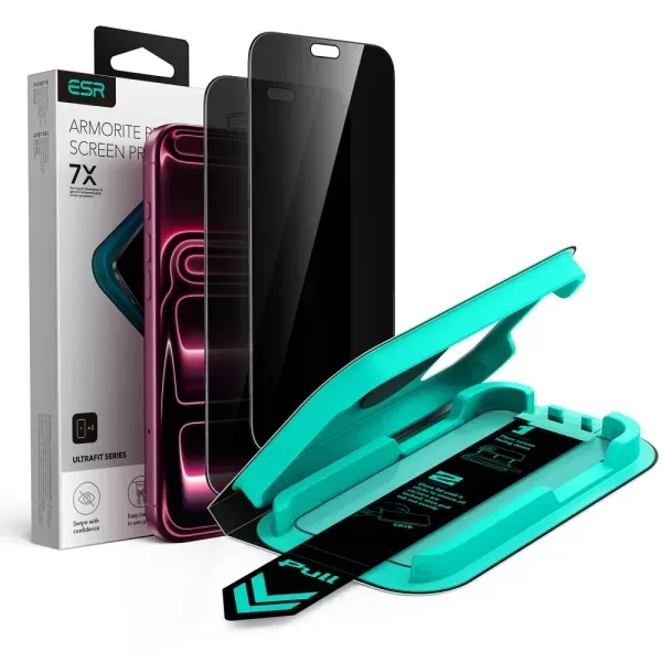 Захисне скло антишпигун ESR UltraFit Armorite Privacy Screen Protector 2шт. Clear для iPhone 18 Pro Max (1D98401)