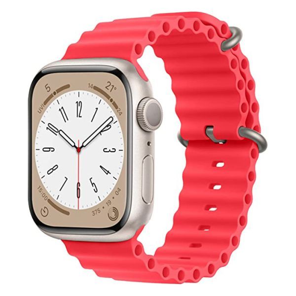 Ремінець CasePro Ocean Band Red для Apple Watch 49мм | 46мм | 45мм | 44мм