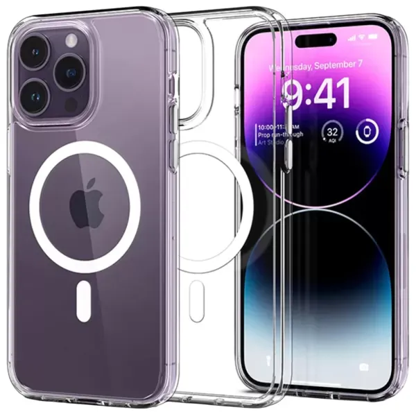Чохол Griply Clear with MagSafe Transparent для iPhone 14 Pro Max (16679)