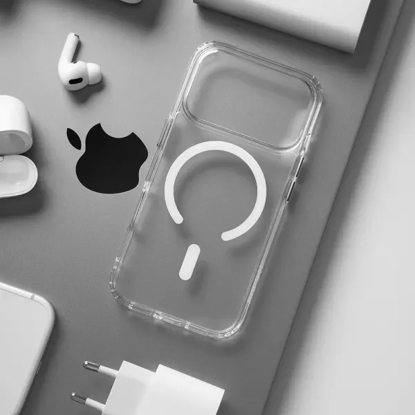Чохол Griply Clear with MagSafe Transparent для iPhone 15 Plus (16683) фото 3