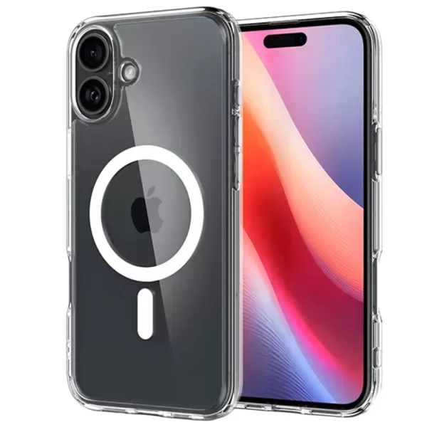 Чохол Griply Clear with MagSafe Transparent для iPhone 16 (16689)