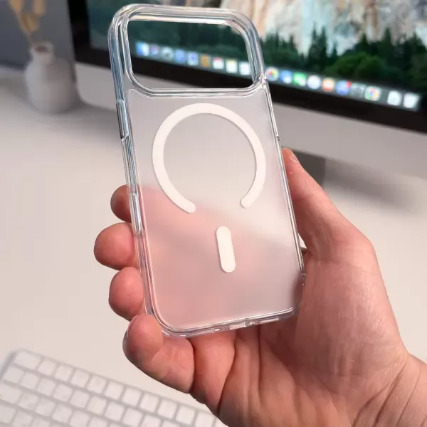 Чохол Griply Matte Case with MagSafe Transparent для iPhone 15 (16483) фото 2