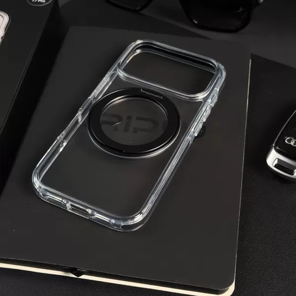 Чохол Griply Clear Ring Black для iPhone 15 Pro (17188) фото 3