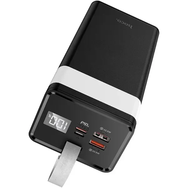 Повербанк Hoco J86 Powermaster PD20W/QC/LCD/Lamp 40 000mAh Black фото 2
