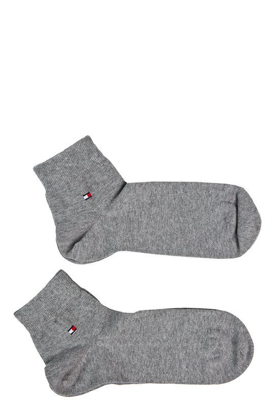 Tommy Hilfiger - Шкарпетки m?skie Quarter(2-pak) колір сірий (1164308)