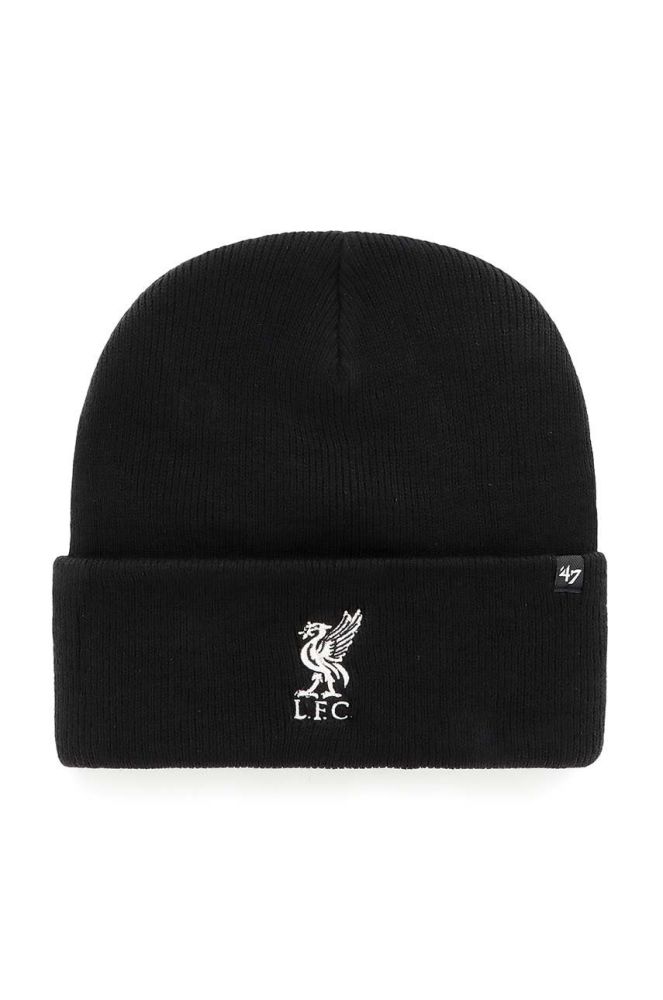 Шапка 47brand EPL Liverpool FC колір чорний (3452841)