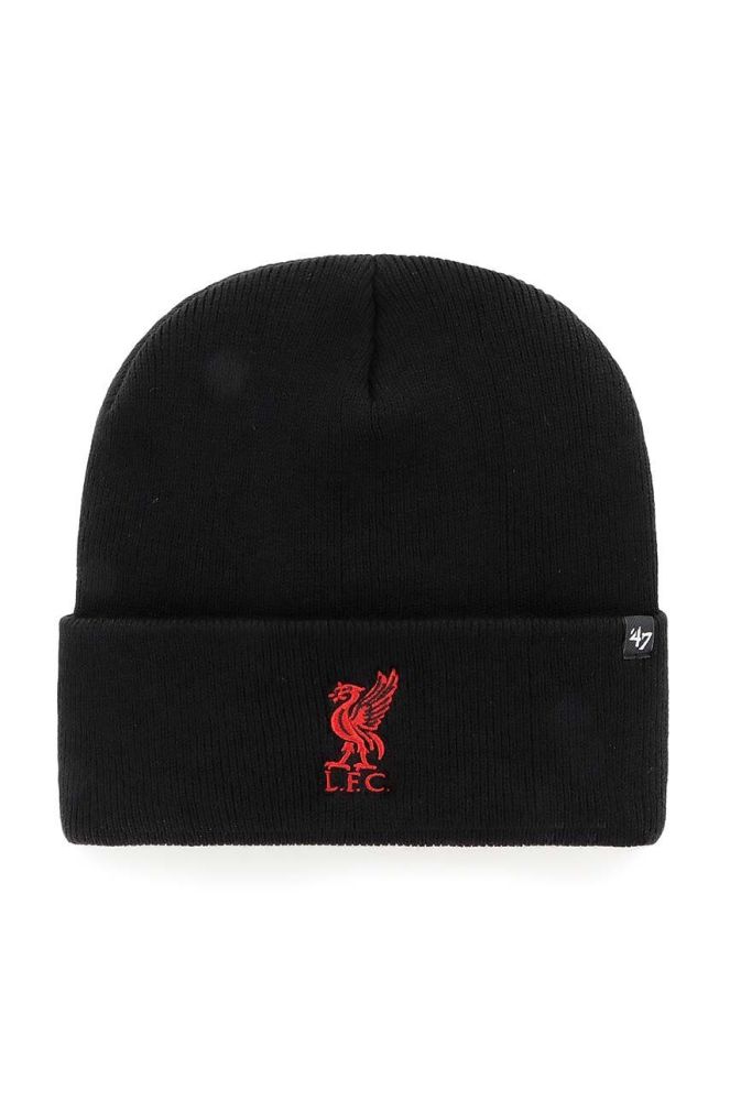 Шапка 47brand EPL Liverpool FC колір чорний (3452951)