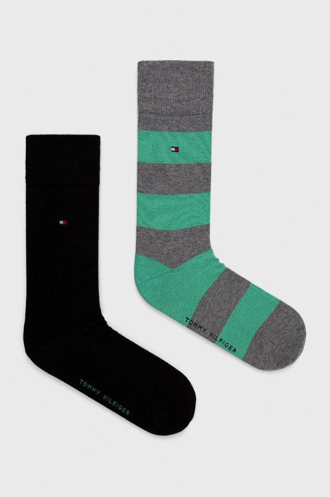 Шкарпетки Tommy Hilfiger (2-pack) чоловічі колір чорний (2104851)