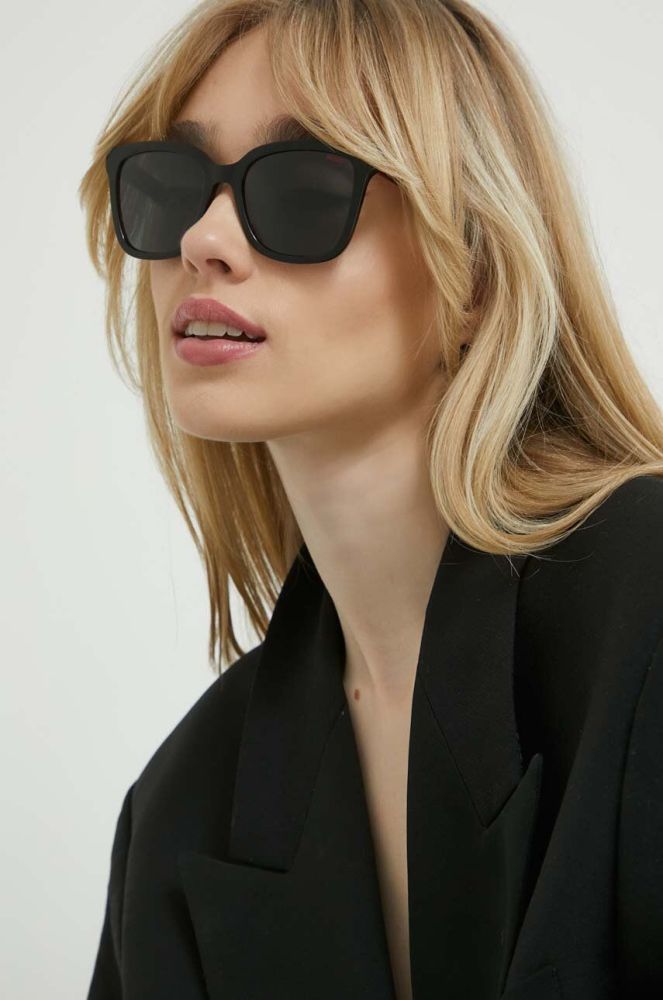 Сонцезахисні окуляри HUGO жіночі колір чорний (3157828)