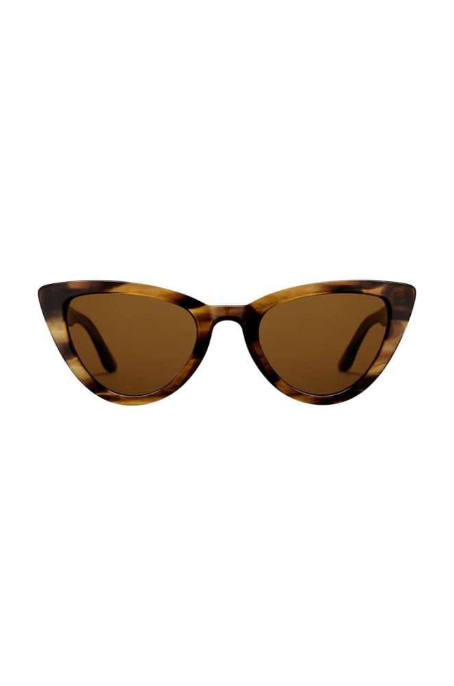 Сонцезахисні окуляри Daniel Wellington колір коричневий (3262613)