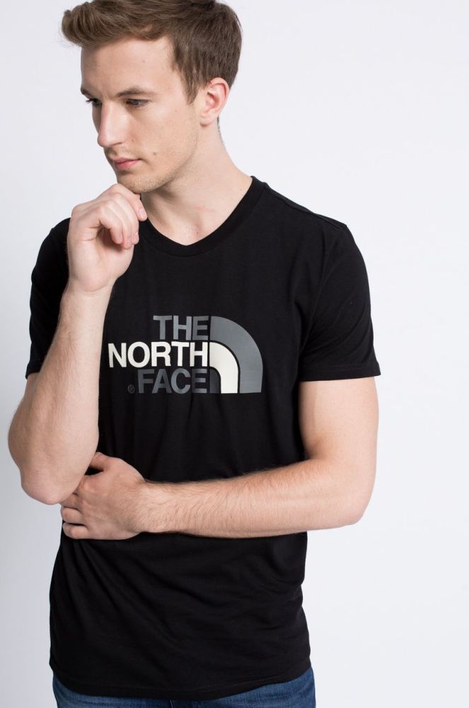 The North Face - Футболка Easy T92TX3JK3-BLACK колір чорний