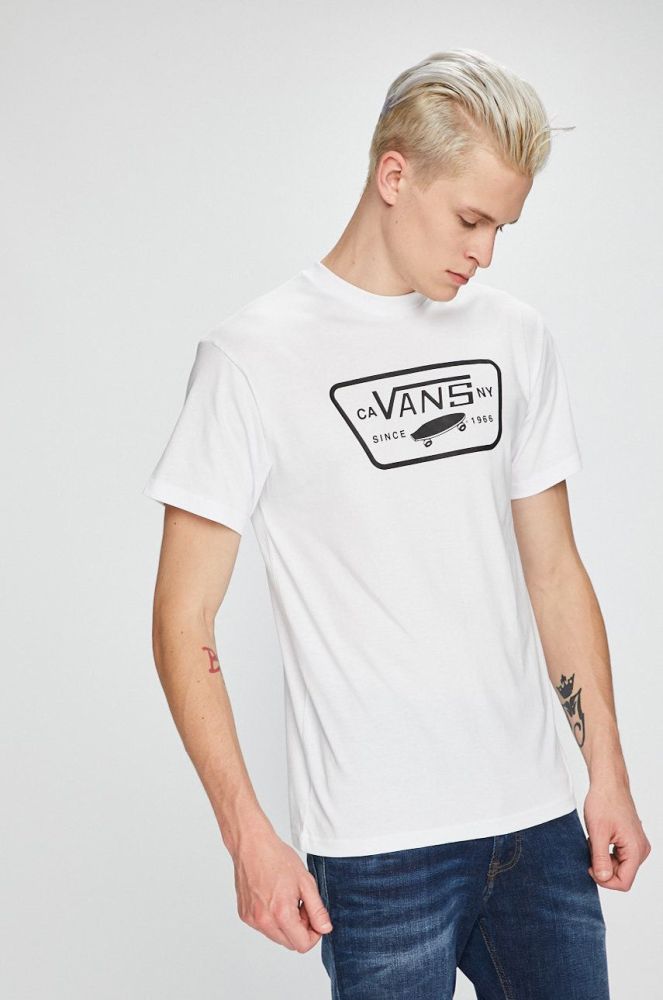 Vans - Футболка VN000QN8YB21-whitBLA колір білий