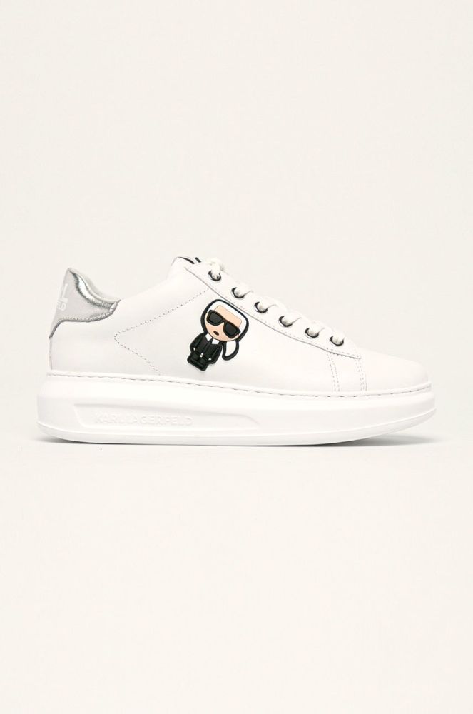 Karl Lagerfeld - Шкіряні черевики колір білий (402222)