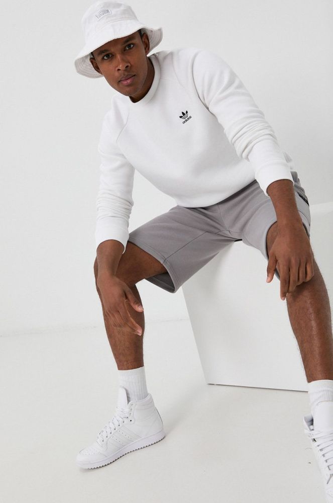 Кофта adidas Originals чоловіча колір білий з принтом H34644-WHITE