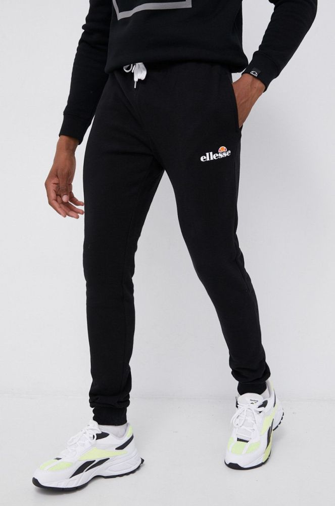 Спортивні штани Ellesse колір чорний з принтом SHK12643-429