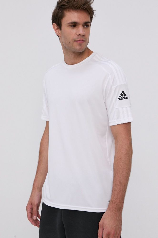 Футболка adidas Performance GN5726 чоловіча колір білий гладкий