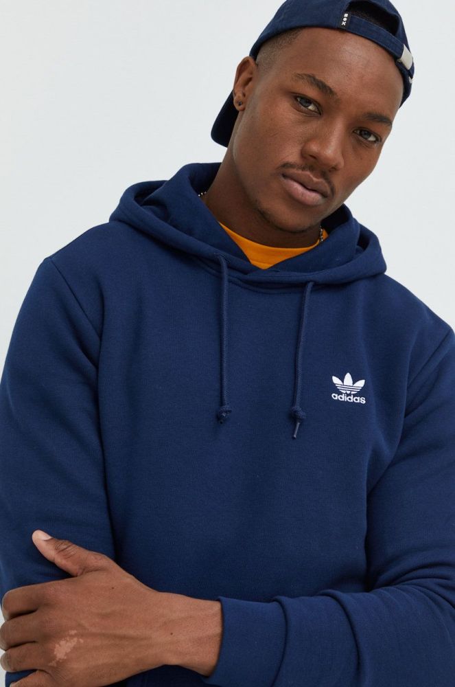 Кофта adidas Originals чоловіча колір синій з аплікацією (2525679)