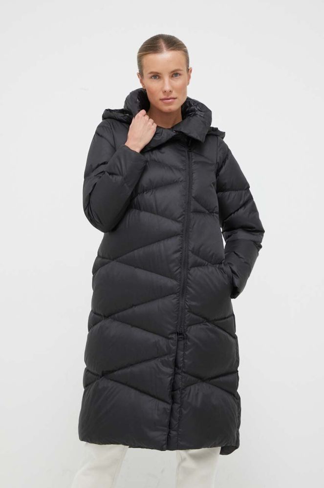 Пухова куртка Helly Hansen жіноча колір чорний зимова