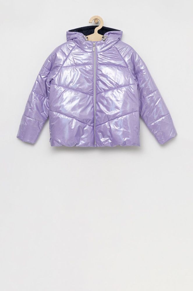 Дитяча куртка Birba&Trybeyond колір фіолетовий