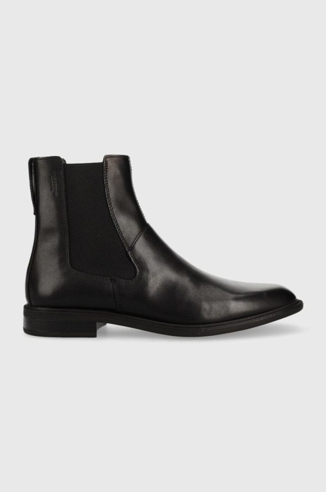 Шкіряні черевики Vagabond Shoemakers Frances 2.0 жіночі колір чорний на плоскому ходу