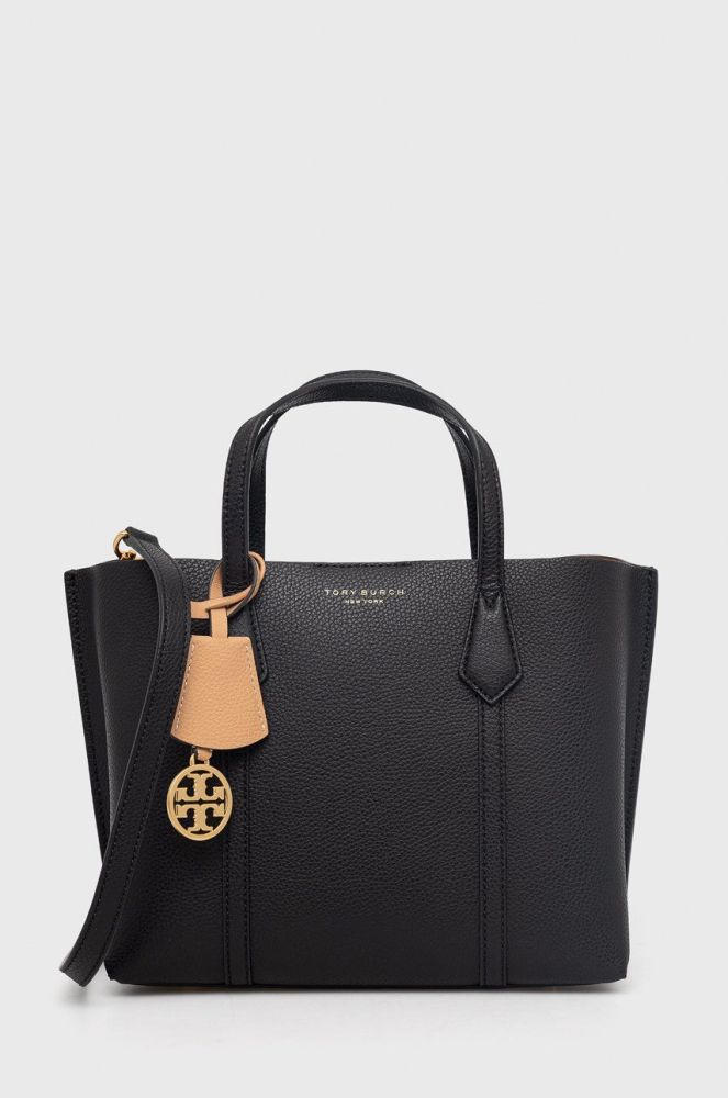 Шкіряна сумочка Tory Burch колір чорний (2455433)