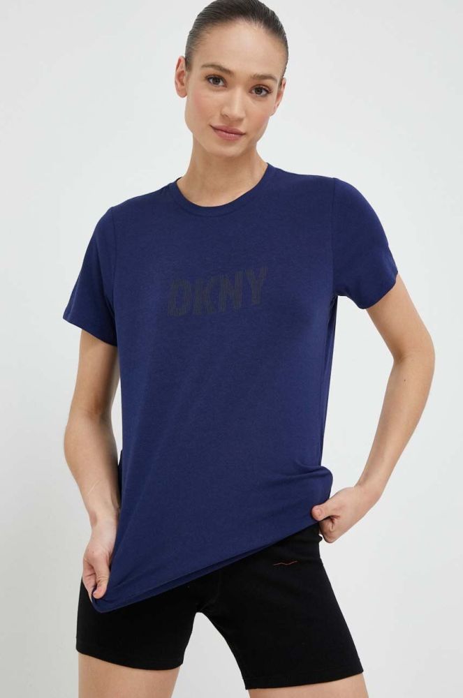 Футболка Dkny жіночий колір синій