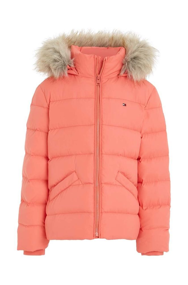 Дитяча пухова куртка Tommy Hilfiger колір помаранчевий (3375021)