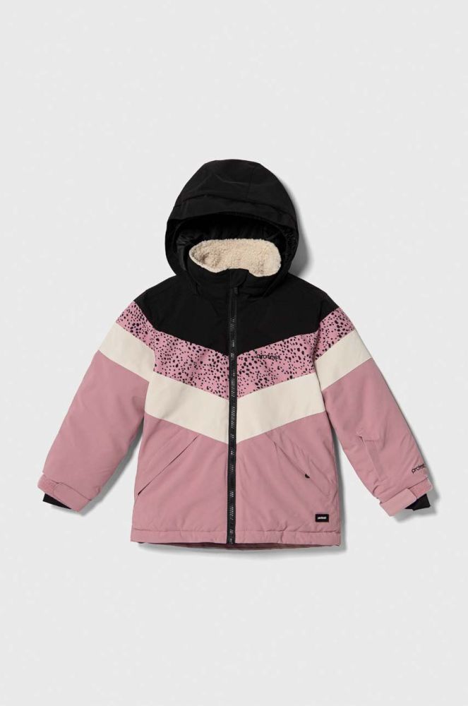 Дитяча гірськолижна куртка Protest PRTFUGY JR колір рожевий