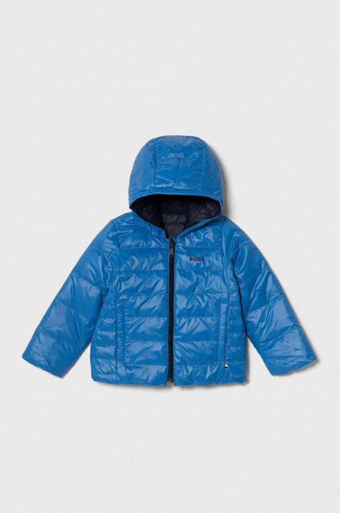 Двостороння дитяча куртка BOSS колір блакитний (3541719)