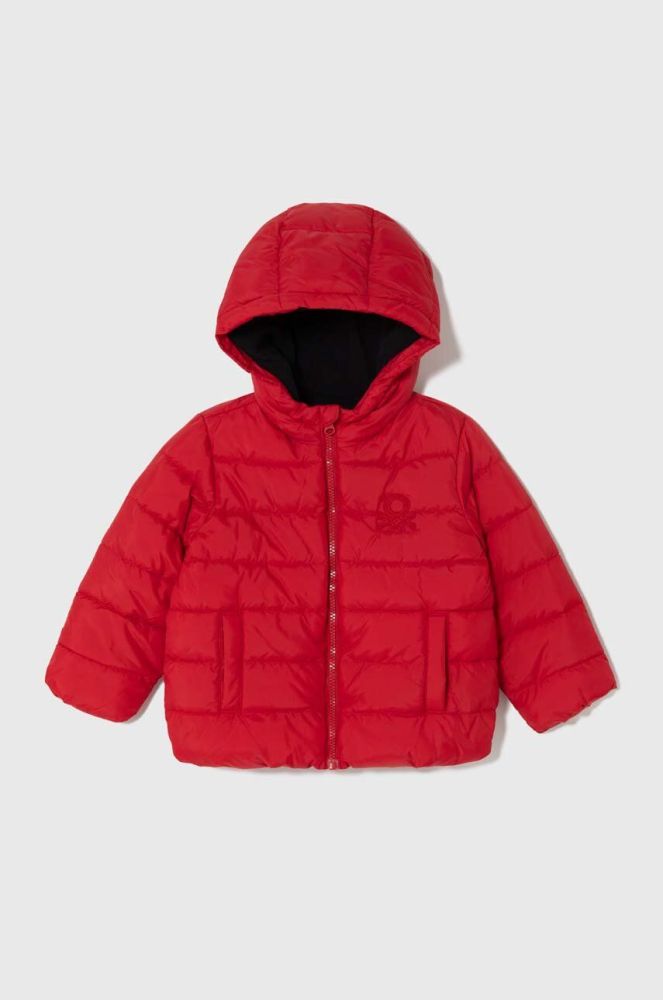 Дитяча куртка United Colors of Benetton колір червоний (3489716)