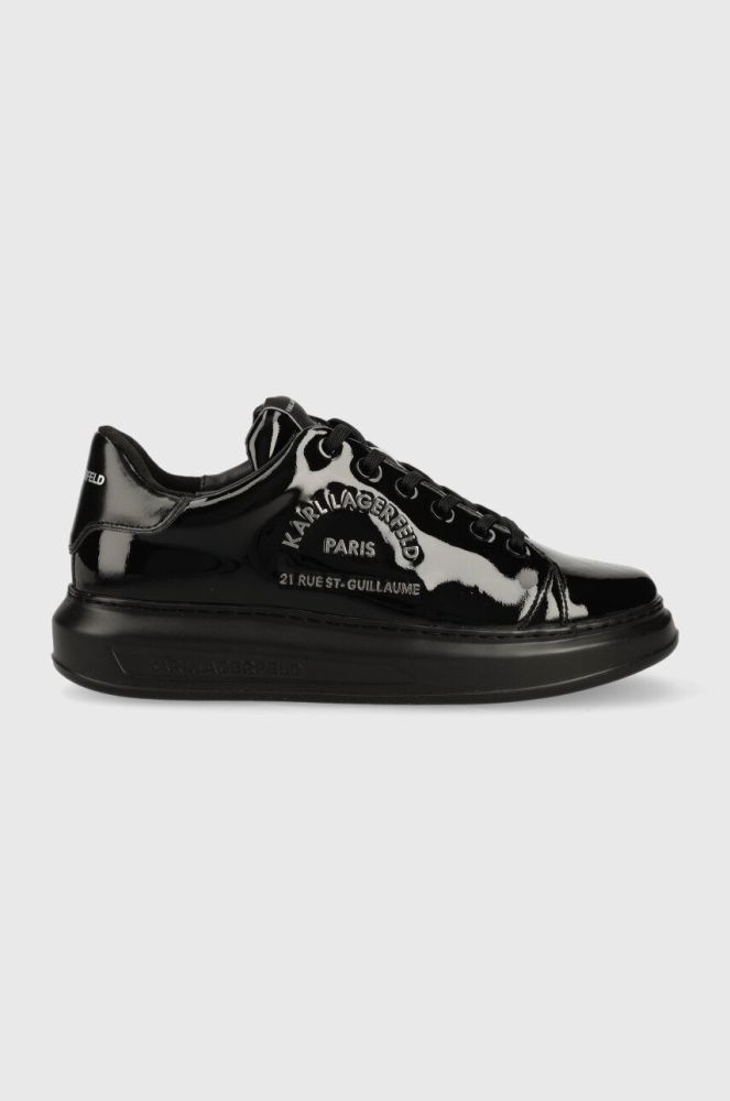 Шкіряні кросівки Karl Lagerfeld KAPRI MENS колір чорний KL52539S