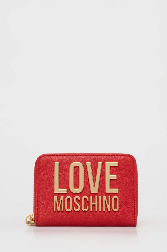 Гаманець Love Moschino жіночий колір червоний (3383882)