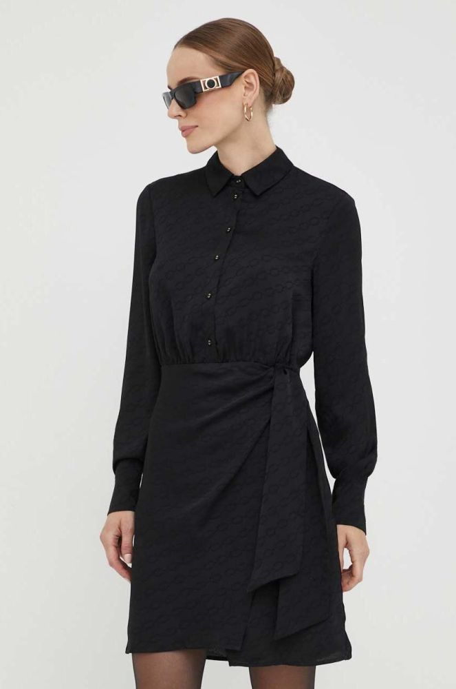 Сукня Guess колір чорний mini облягаюча (3410163)