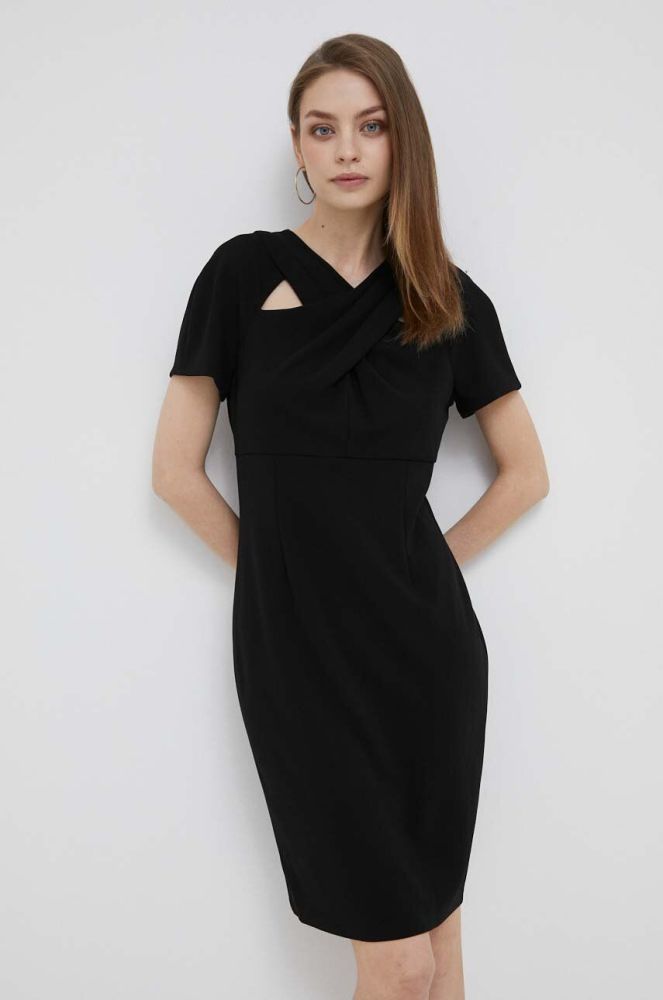 Сукня Dkny колір чорний mini облягаюча (3297005)